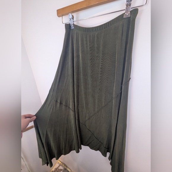 VTG Y2K Picadilly Green Skirt, Sz M - Picture 1 of 6